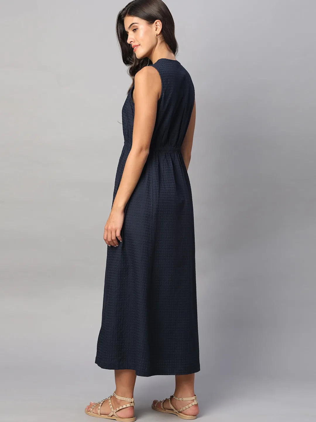 Women Cottonworld Dresses^Women's 100% Cotton Regular Fit Dress