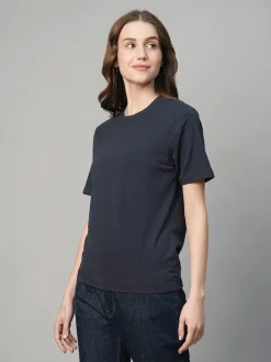 Women Cottonworld Round Neck | Regular Fit^Women's Cotton Bamboo Regular Fit Tshirt