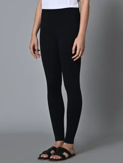 Women Cottonworld Leggings^Women's Cotton Elastane Slim Fit Knit Tights