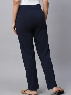 Women Cottonworld Trousers^Women's Cotton Elastane Regular Fit Pant