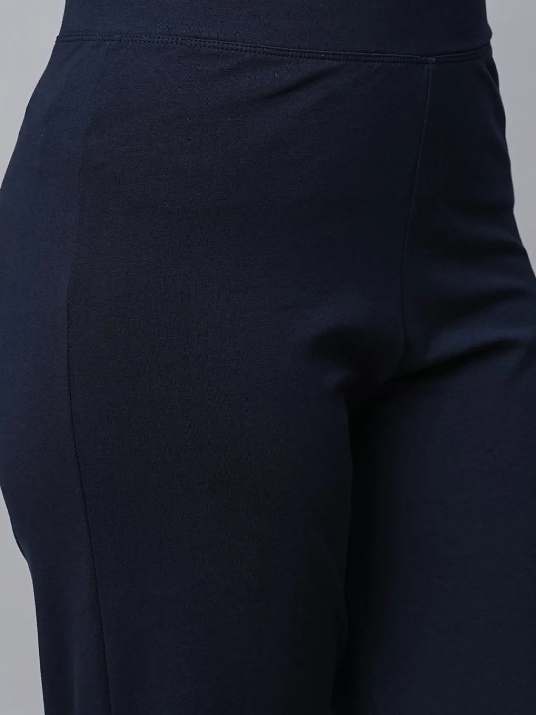 Women Cottonworld Trousers^Women's Cotton Elastane Regular Fit Pant