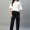 Women Cottonworld Trousers^Women's Cotton Lycra Regular Fit Pant
