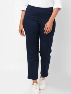 Women Cottonworld Trousers^Women's Cotton Lycra Regular Fit Pant