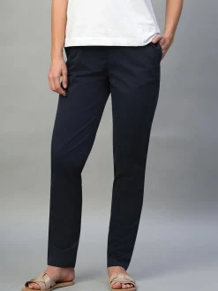 Women Cottonworld Trousers^Women's Cotton Lycra Regular Fit Pant