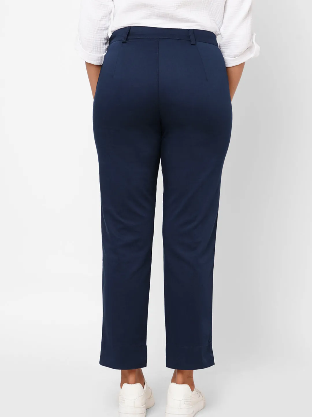 Women Cottonworld Trousers^Women's Cotton Lycra Regular Fit Pant