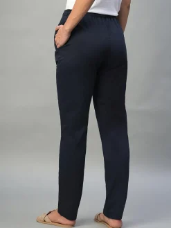 Women Cottonworld Trousers^Women's Cotton Lycra Regular Fit Pant