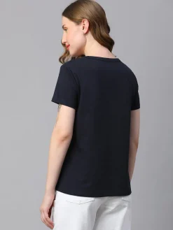 Women Cottonworld Round Neck | Regular Fit^Women's Cotton Regular Fit Tshirt
