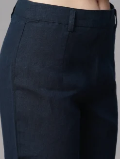 Women Cottonworld Pants | Pants^Women's Linen Regular Fit Pant