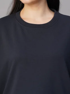 Women Cottonworld Women | Round Neck^Women's Organic Cotton Regular Fit Sweatshirt