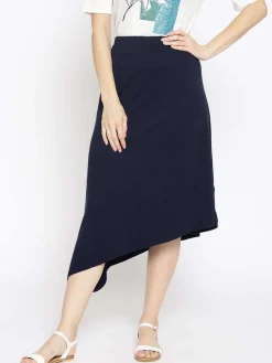 Women Cottonworld Skirts^Women's Viscose Elastane Knit Skirt