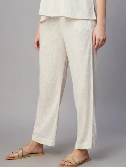 Women Cottonworld Pants | Pants^Women's Linen Viscose Regular Fit Pant
