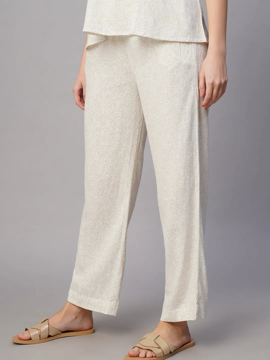 Women Cottonworld Pants | Pants^Women's Linen Viscose Regular Fit Pant