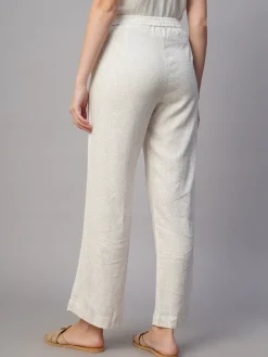 Women Cottonworld Pants | Pants^Women's Linen Viscose Regular Fit Pant