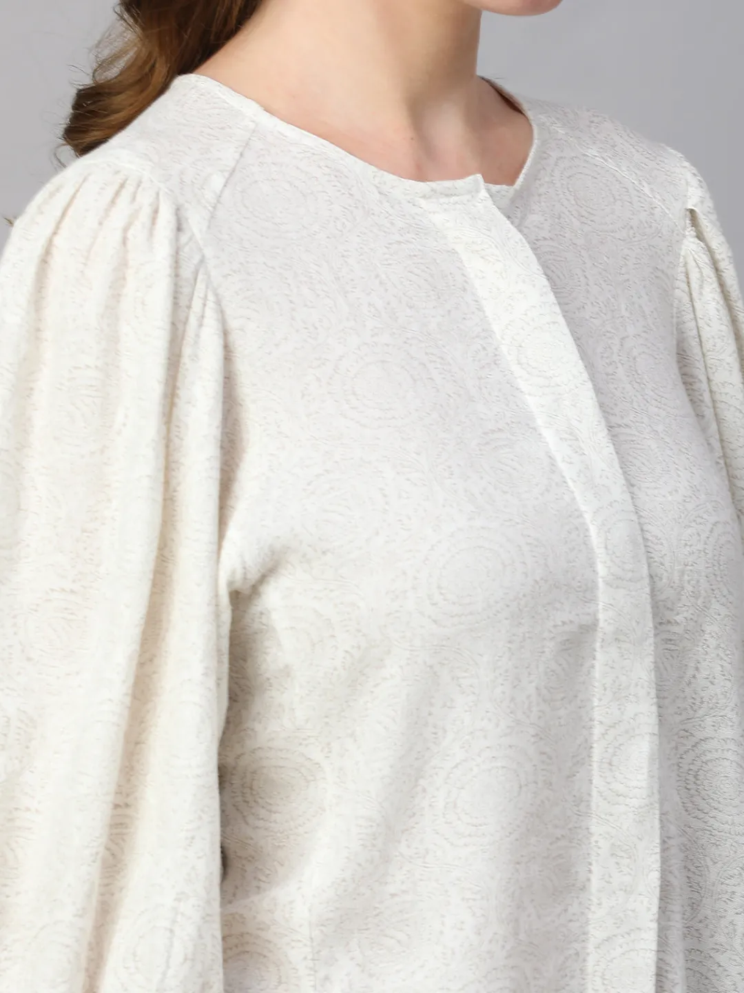 Women Cottonworld Tops & Shirts | Tops & Shirts^Women's Linen Viscose Regular Fit Blouse