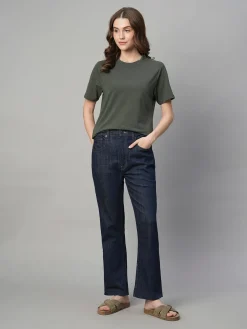 Women Cottonworld Round Neck | Regular Fit^Women's Cotton Bamboo Regular Fit Tshirt