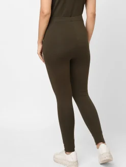 Women Cottonworld Leggings^Women's Cotton Elastane Slim Fit Knit Tights