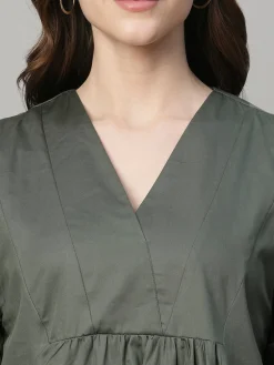 Women Cottonworld Dresses^Women's Cotton Elastane Boxy Fit Dress
