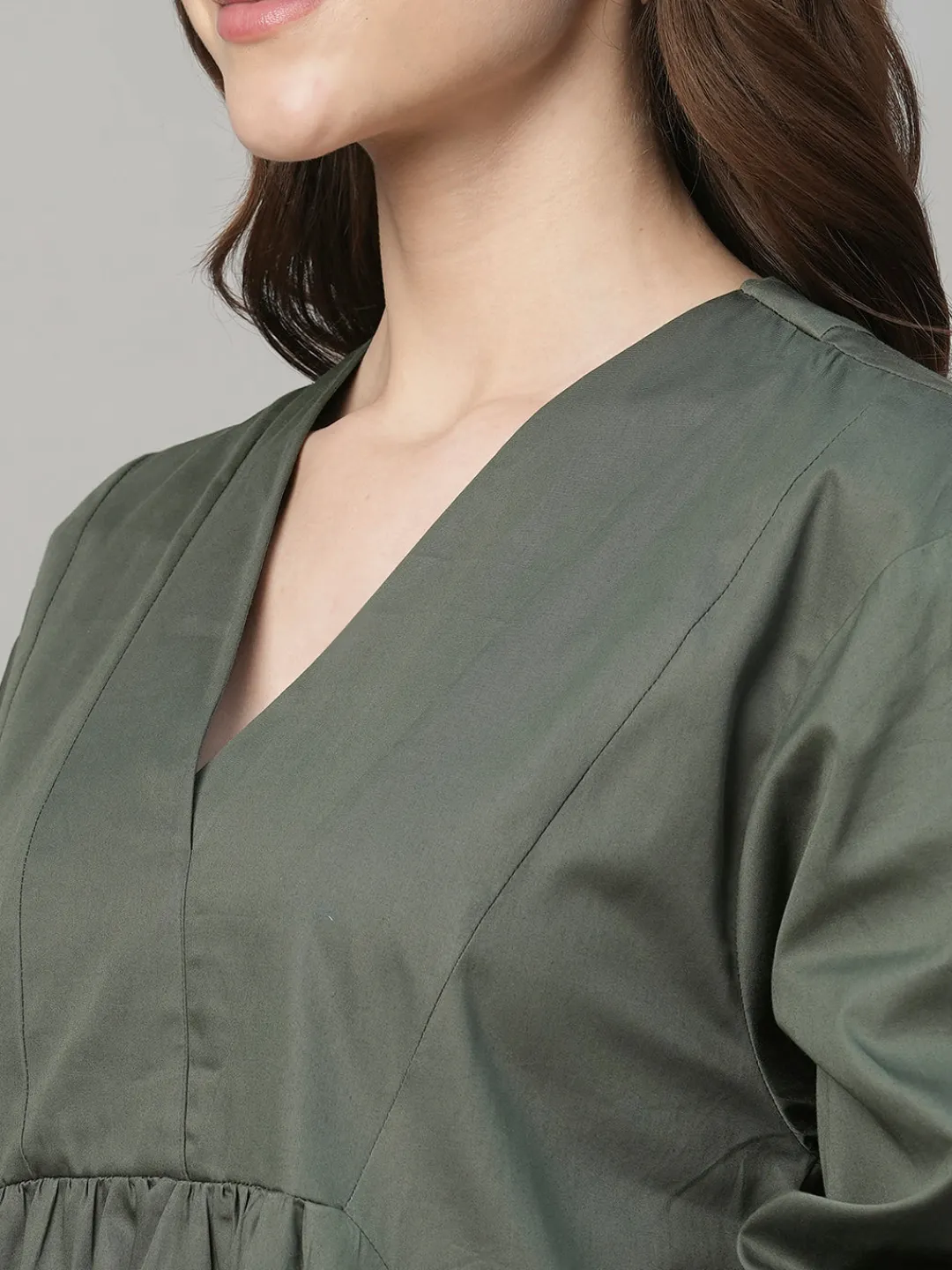 Women Cottonworld Dresses^Women's Cotton Elastane Boxy Fit Dress