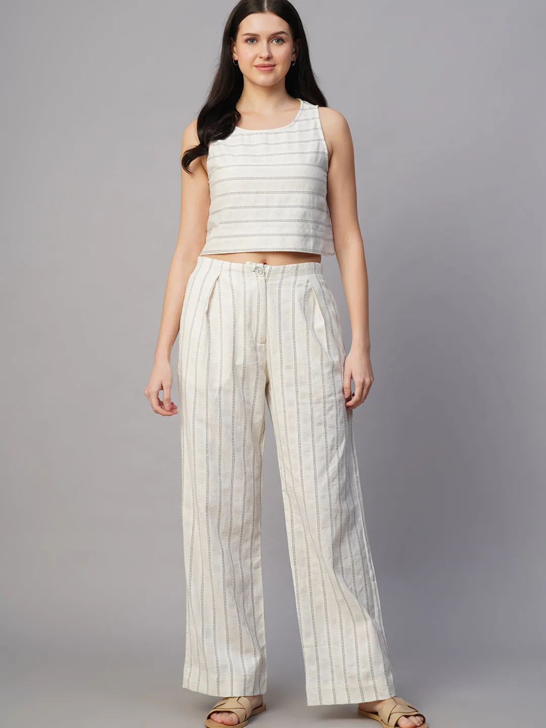 Women Cottonworld Tops & Shirts | Tops & Shirts^Women's Cotton Linen Regular Fit Blouse