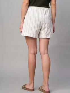 Women Cottonworld Shorts | Shorts^Women's Cotton Linen Regular Fit Shorts