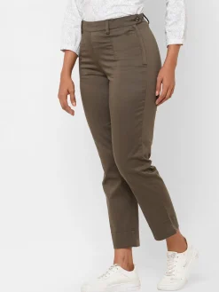 Women Cottonworld Trousers^Women's Cotton Lycra Regular Fit Pant