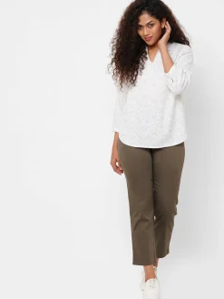 Women Cottonworld Trousers^Women's Cotton Lycra Regular Fit Pant