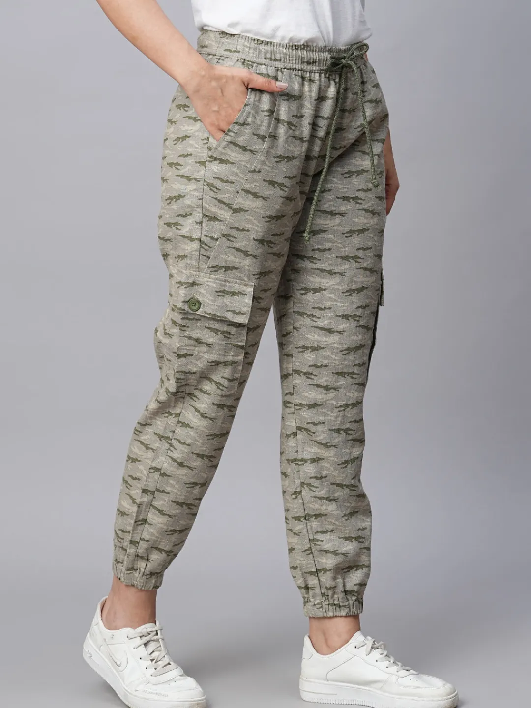 Women Cottonworld Pants | Pants^Women's Linen Viscose Regular Fit Pant