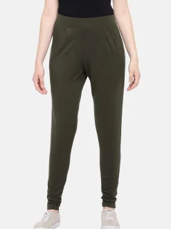 Women Cottonworld Trousers^Women's Viscose Elastane Loose Fit Knit Pant