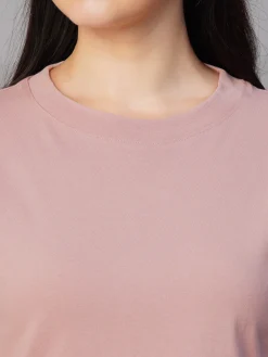 Women Cottonworld Round Neck | Regular Fit^Women's 100% Cotton Regular Fit Tshirt