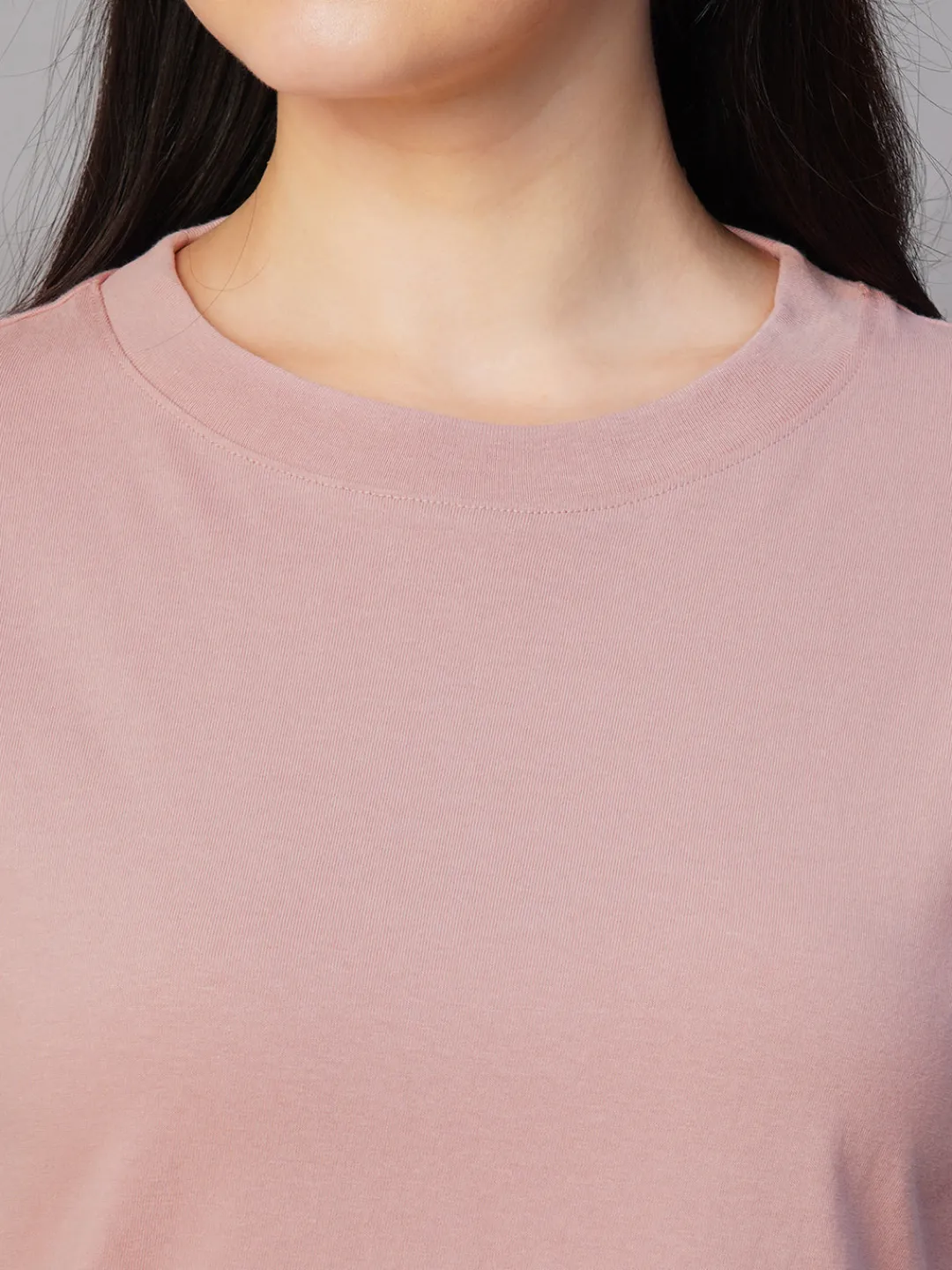 Women Cottonworld Round Neck | Regular Fit^Women's 100% Cotton Regular Fit Tshirt