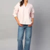 Women Cottonworld Tops & Shirts | Tops & Shirts^Women's 100% Linen Regular Fit Blouse