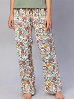 Women Cottonworld Loungewear^Women's 100% Viscose Regular Fit Pyjama