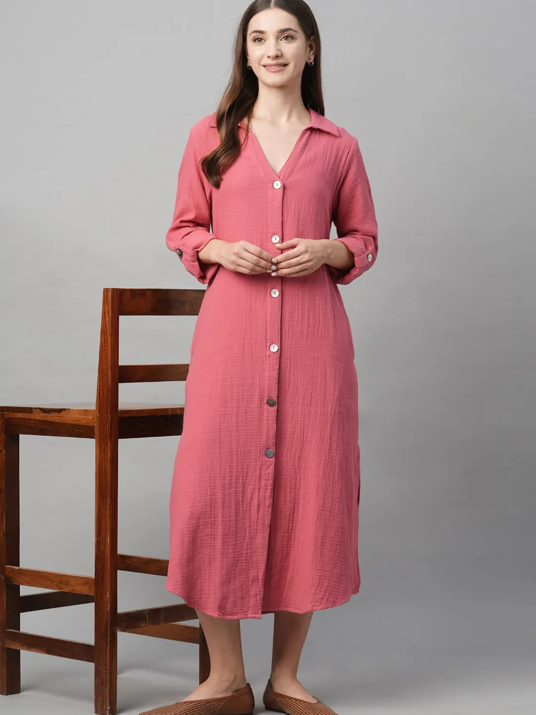 Women Cottonworld Dresses^Women's Cotton Boxy Fit Dress