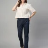 Women Cottonworld Tops & Shirts | Tops & Shirts^Women's Cotton Linen Regular Fit Blouse