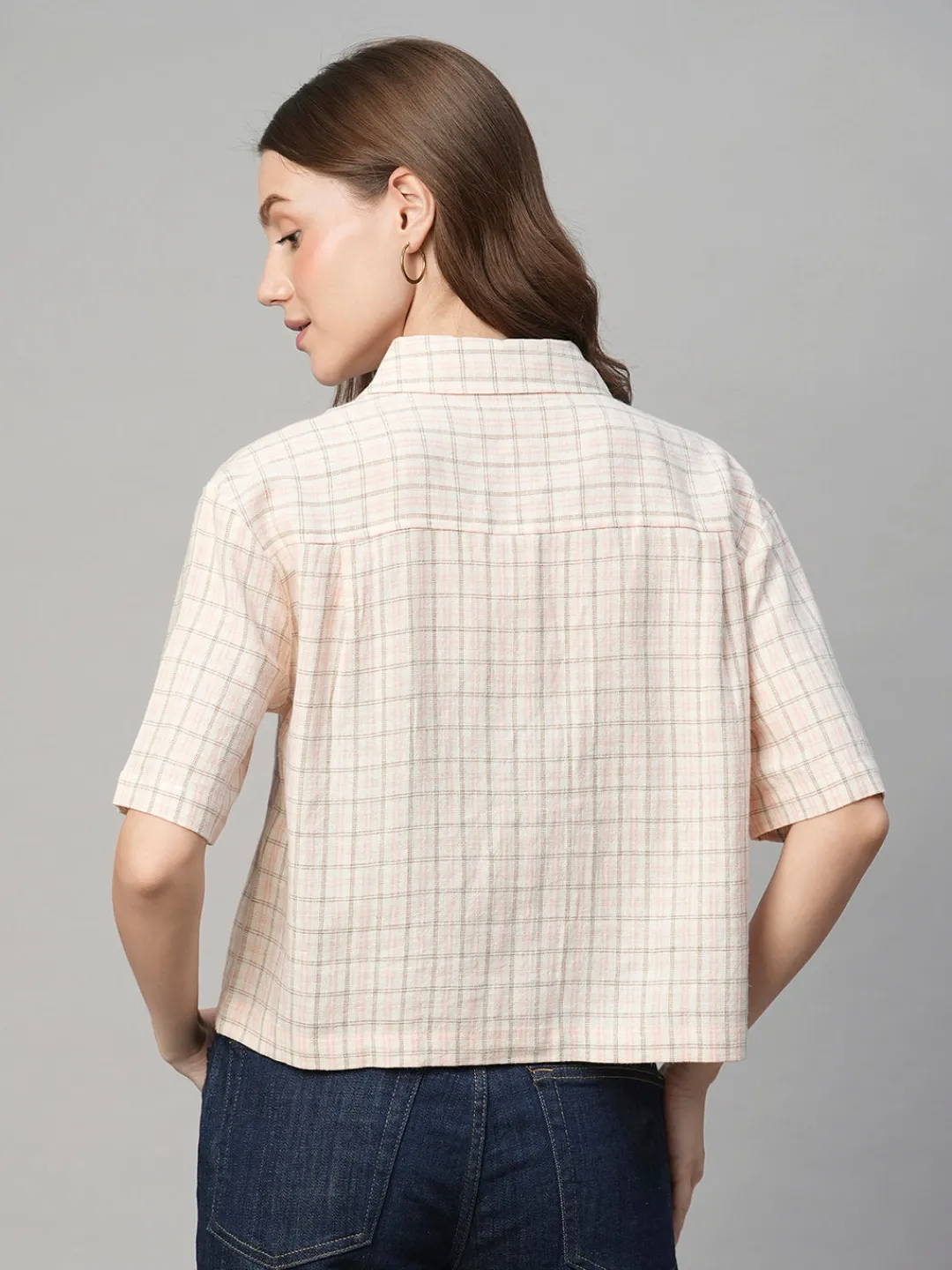 Women Cottonworld Tops & Shirts | Tops & Shirts^Women's Cotton Linen Regular Fit Blouse
