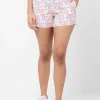 Women Cottonworld Shorts^Women's Cotton Lycra Regular Fit Shorts
