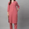 Women Cottonworld Womens Co-Ord Sets^Women's Cotton Regular Fit Kurta