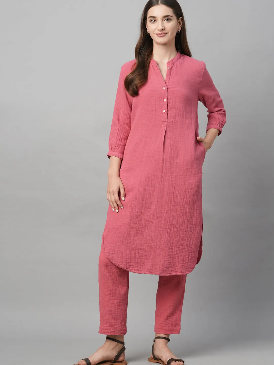 Women Cottonworld Trousers | Womens Co-Ord Sets^Women's Cotton Regular Fit Pant