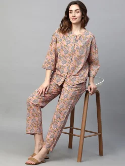 Women Cottonworld Loungewear^Women's Cotton Regular Fit Pyjama
