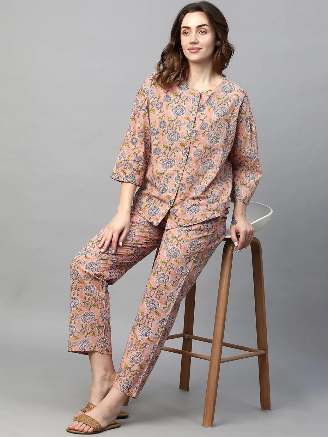 Women Cottonworld Loungewear^Women's Cotton Regular Fit Pyjama