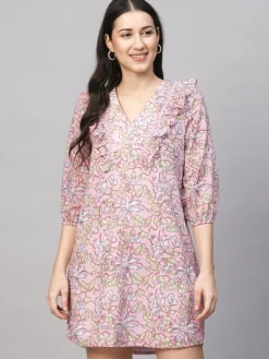Women Cottonworld Dresses^Women's Cotton Regular Fit Dress