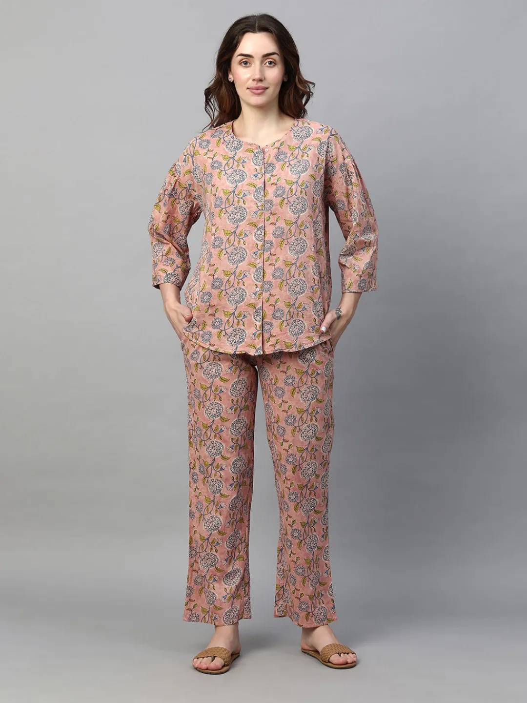 Women Cottonworld Loungewear^Women's Cotton Regular Fit Pyjama