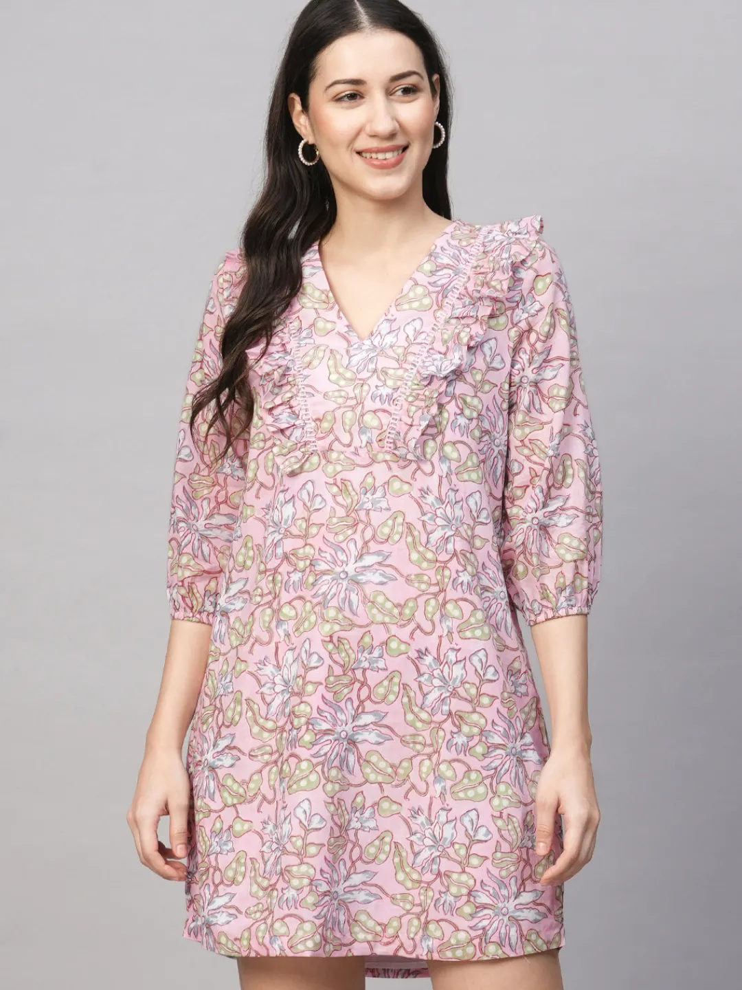 Women Cottonworld Dresses^Women's Cotton Regular Fit Dress