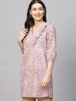 Women Cottonworld Dresses^Women's Cotton Regular Fit Dress