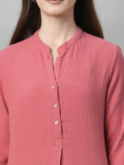 Women Cottonworld Womens Co-Ord Sets^Women's Cotton Regular Fit Kurta