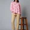 Women Cottonworld Tops & Shirts | Tops & Shirts^Women's Lyocell Linen Boxy Fit Blouse