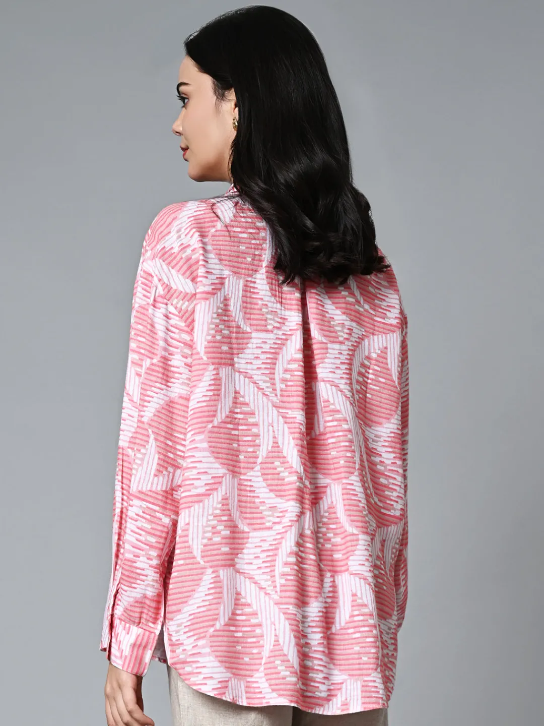Women Cottonworld Tops & Shirts | Tops & Shirts^Women's Lyocell Linen Boxy Fit Blouse