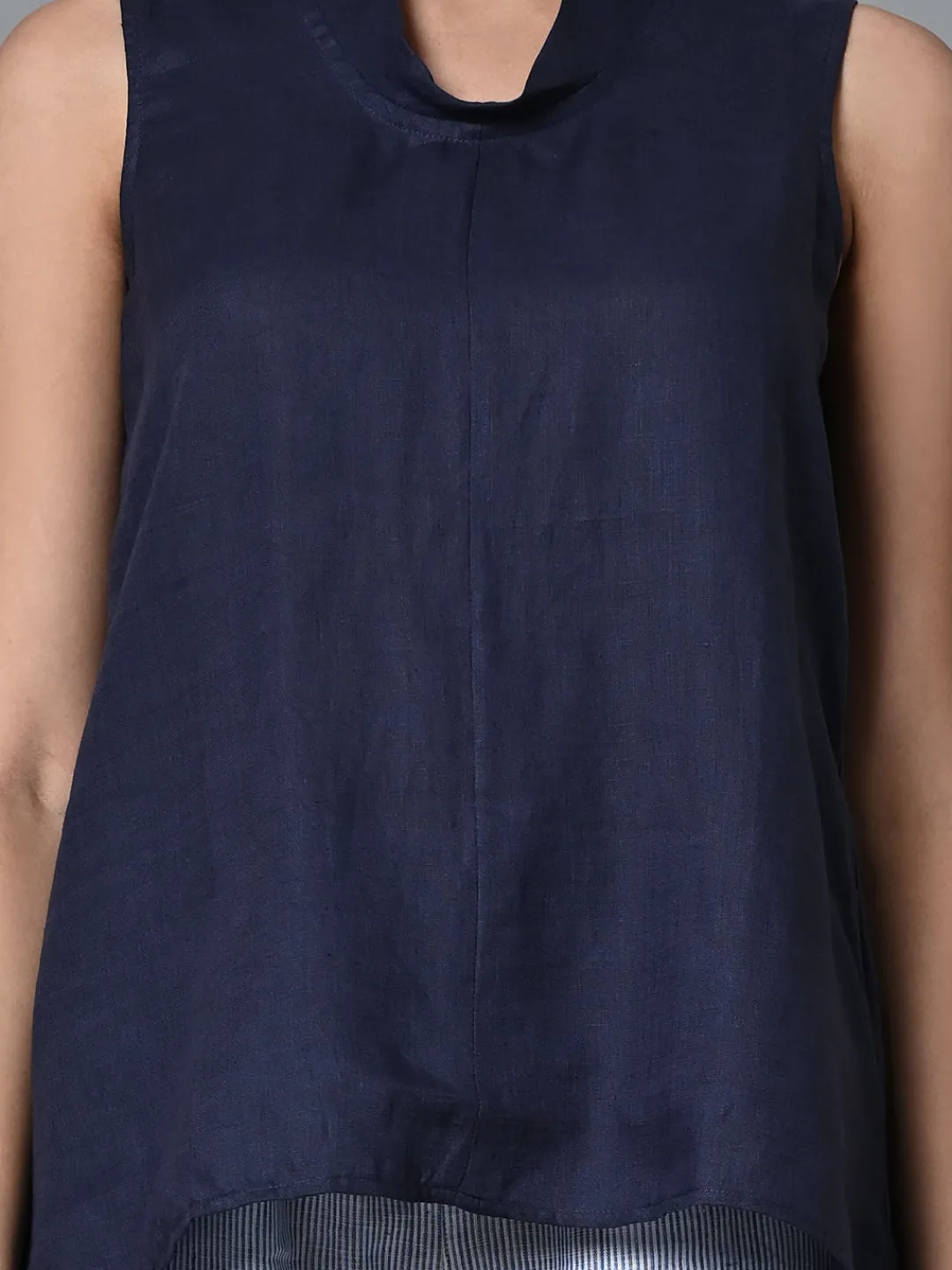 Women Cottonworld Tops & Shirts | Tops & Shirts^Women's Linen Regular Fit Blouse