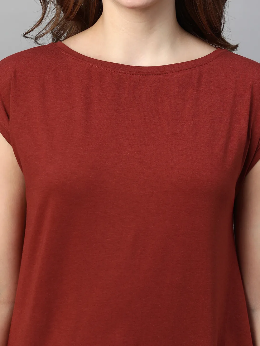 Women Cottonworld Dresses^Women's Cotton Bamboo Elastane Regular Fit Kdress