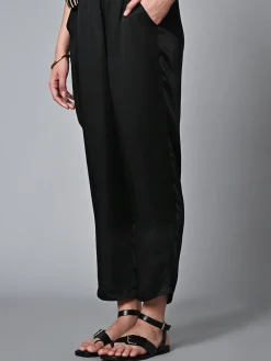 Women Cottonworld Trousers^Women's Regular Fit Modal Pant